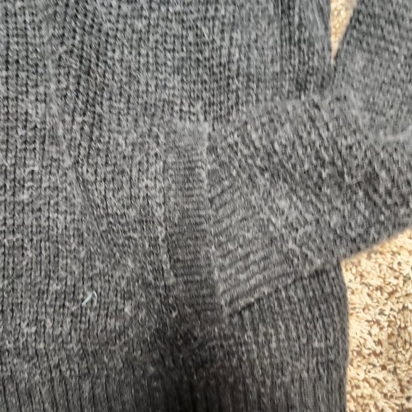 Lucky Zip-up Grey Sweater - Picture 4 of 4